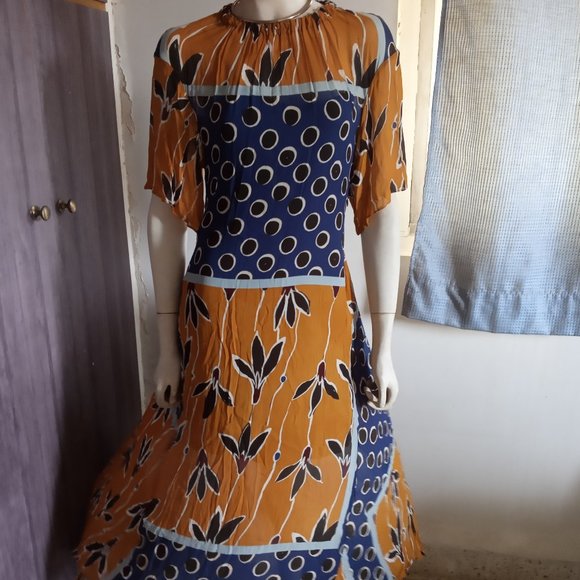 Recommended by Trinny ZARA Knee Length Quirky Print Cocktail Dress XS - Picture 4 of 5